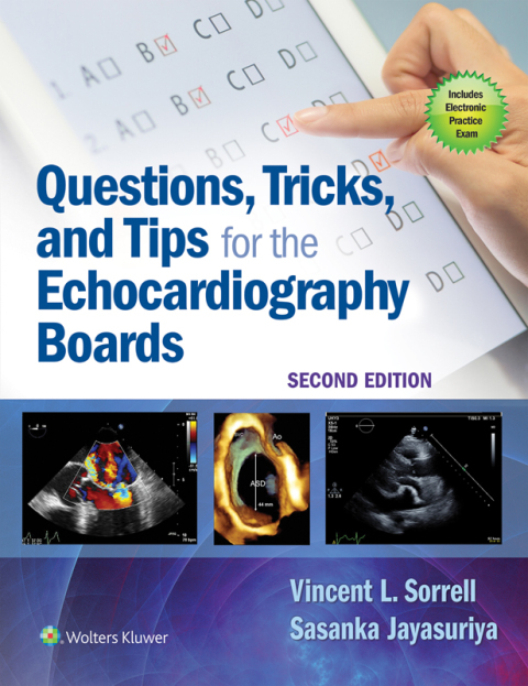 Cover image for book Questions, Tricks, and Tips for the Echocardiography Boards