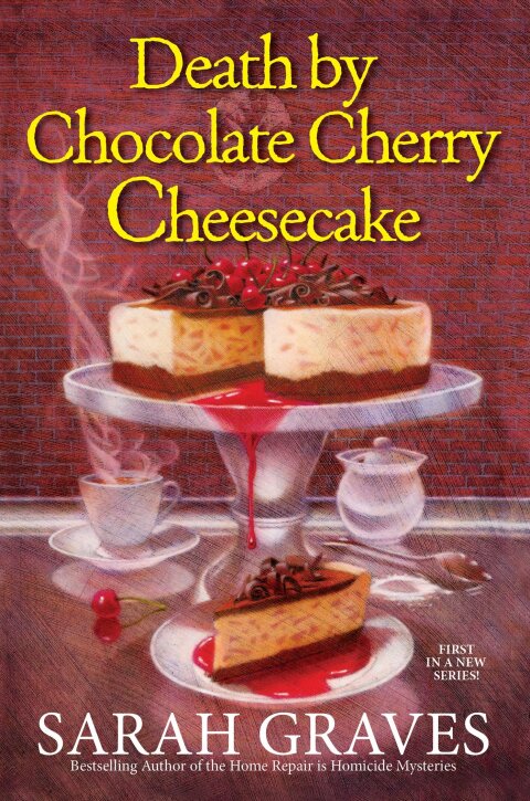 Cover image for book Death by Chocolate Cherry Cheesecake