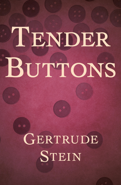 Cover image for book Tender Buttons