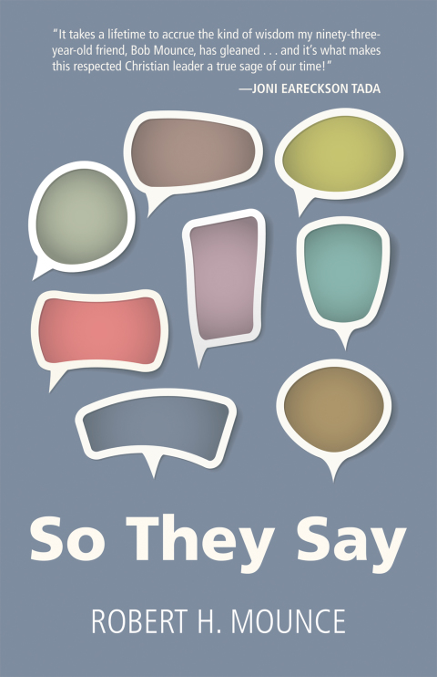 Cover image for book So They Say