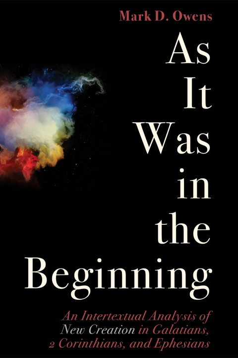 Cover image for book As It Was in the Beginning