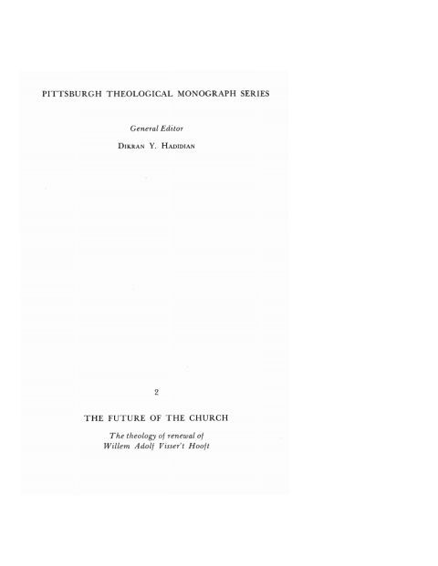 Cover image for book The Future of the Church