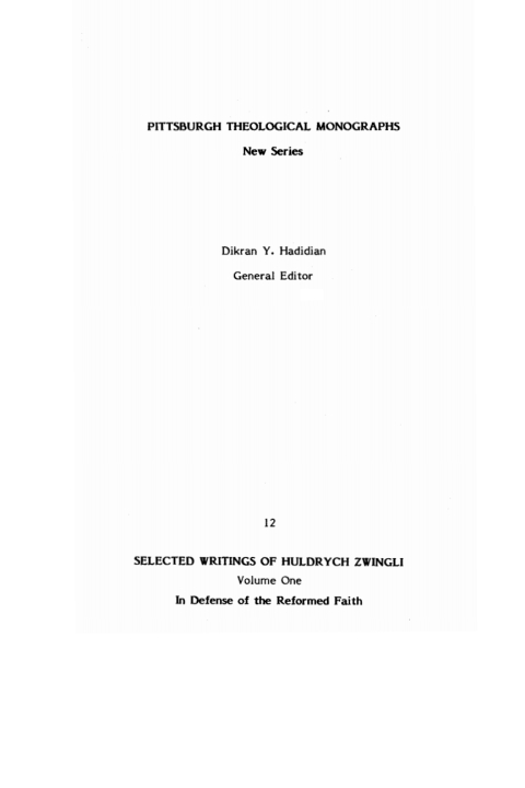 Cover image for book The Defense of the Reformed Faith