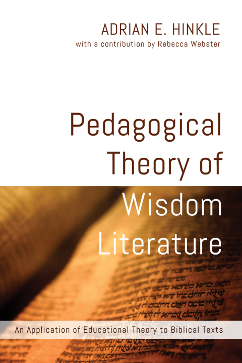 Cover image for book Pedagogical Theory of Wisdom Literature