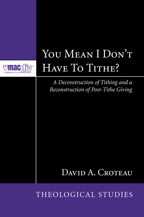 Cover image for book You Mean I Don’t Have to Tithe?