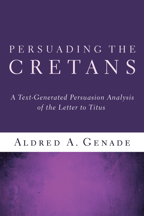 Cover image for book Persuading the Cretans