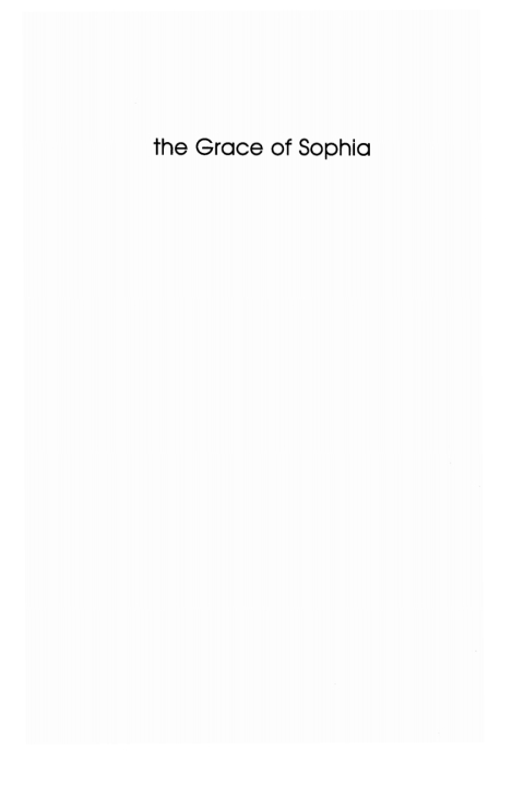 Cover image for book The Grace of Sophia