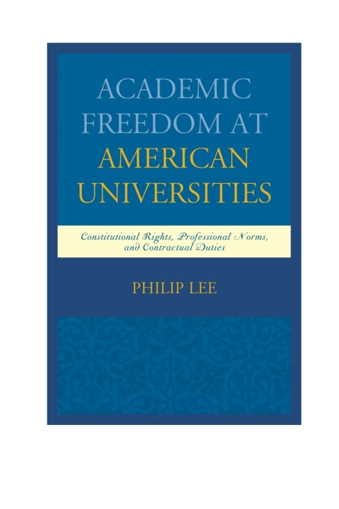 Cover image for book Academic Freedom at American Universities