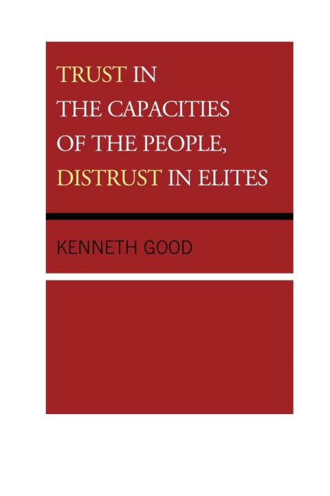 Cover image for book Trust in the Capacities of the People, Distrust in Elites