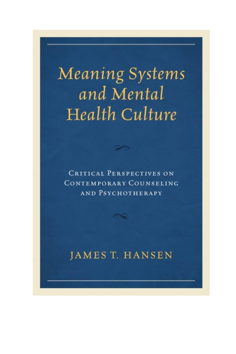 Cover image for book Meaning Systems and Mental Health Culture