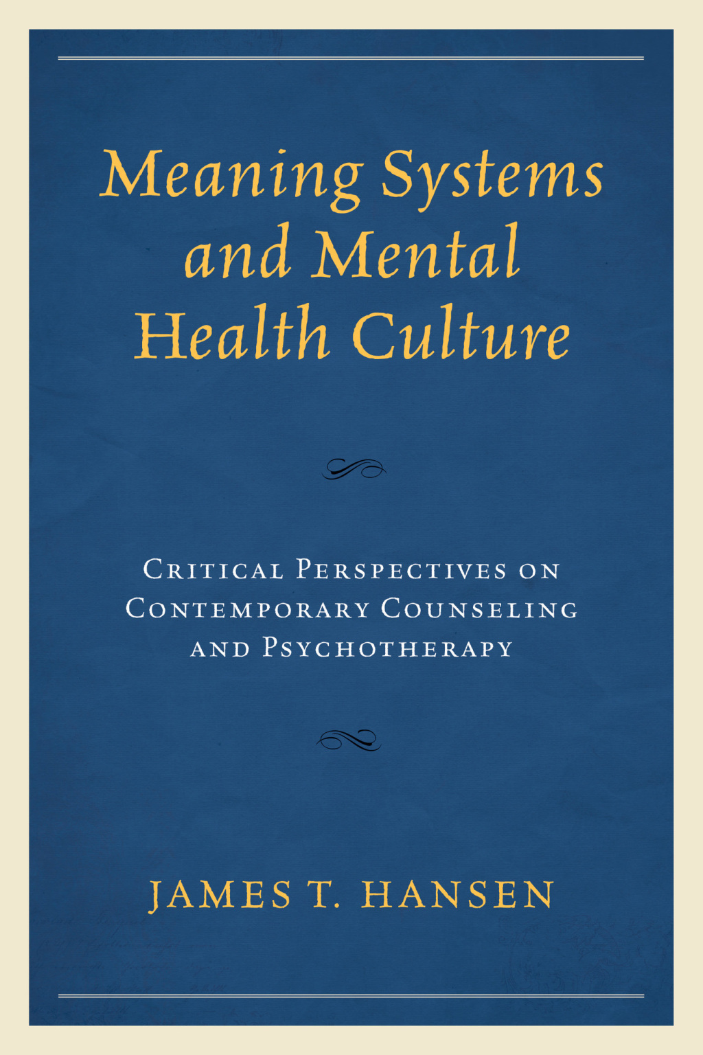 Reflowable Meaning Systems and Mental Health Culture; $33.73