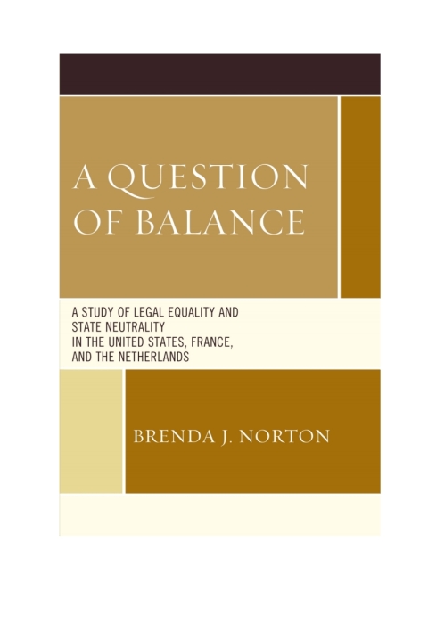 Cover image for book A Question of Balance