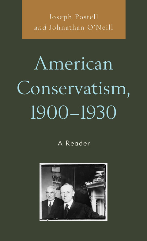 Cover image for book American Conservatism, 1900-1930