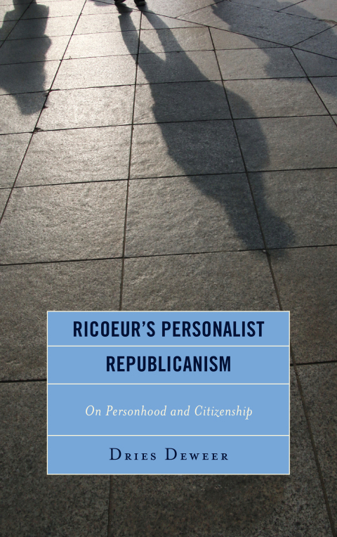 Cover image for book Ricoeur's Personalist Republicanism