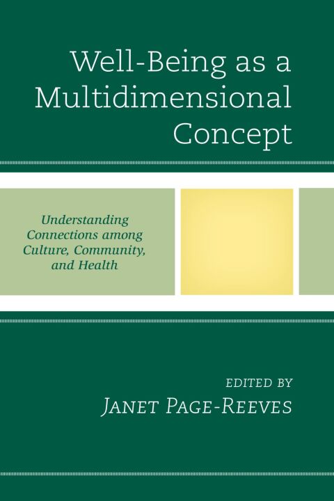 Cover image for book Well-Being as a Multidimensional Concept