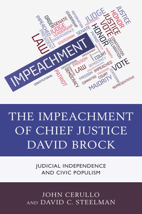 Cover image for book The Impeachment of Chief Justice David Brock