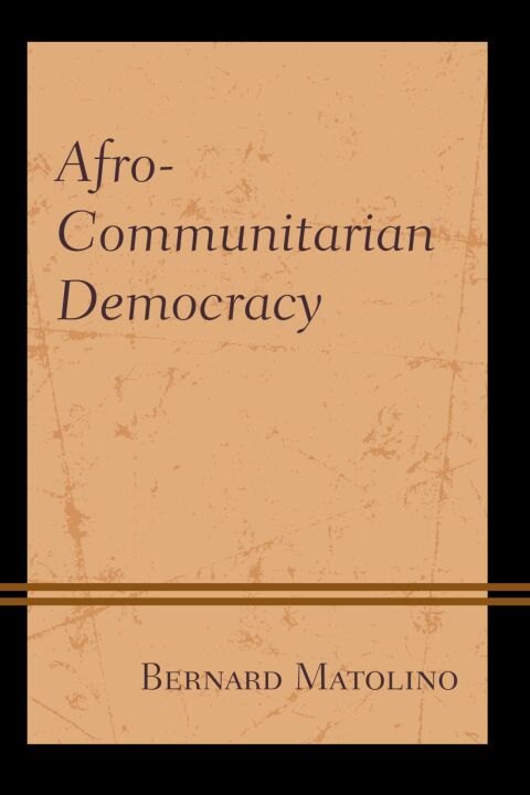 Cover image for book Afro-Communitarian Democracy