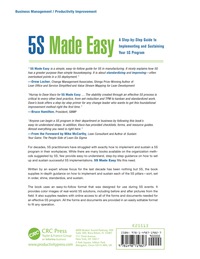 Cover image: 5S Made Easy 1st edition 9781138409354