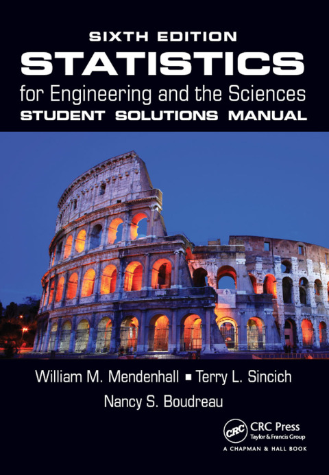 Cover image for book Statistics for Engineering and the Sciences Student Solutions Manual