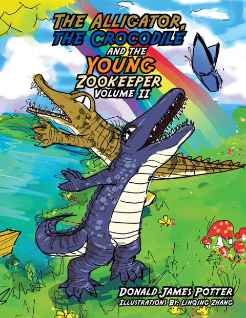 Cover image for book The Alligator, the Crocodile and the Young Zookeeper