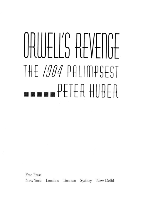 Cover image for book Orwell's Revenge