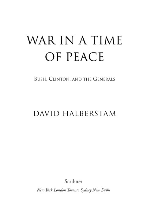 Cover image for book War in a Time of Peace