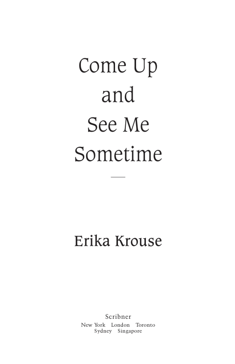Cover image for book Come Up and See Me Sometime