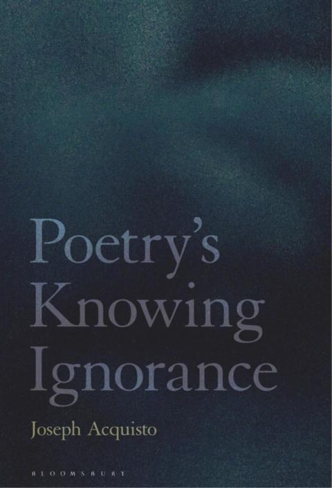 Cover image for book Poetry's Knowing Ignorance