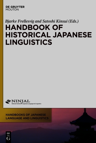 Handbook of Historical Japanese Linguistics
