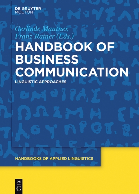 Cover image for book Handbook of Business Communication