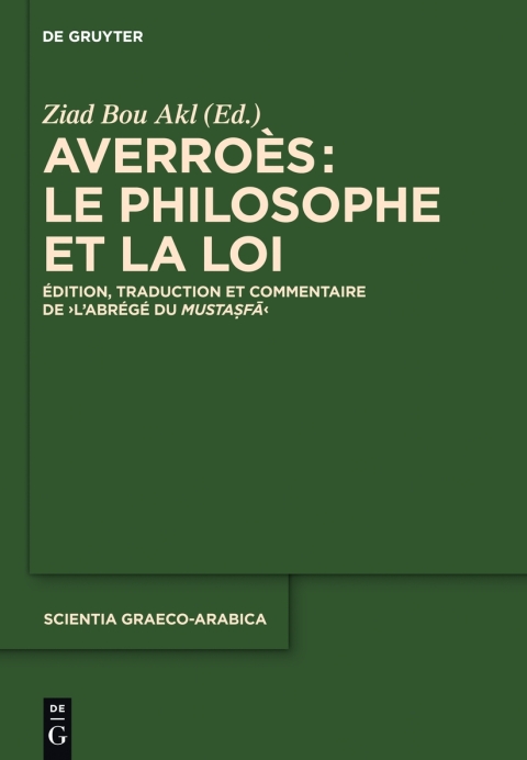 Cover image for book Averroès: le philosophe et la Loi