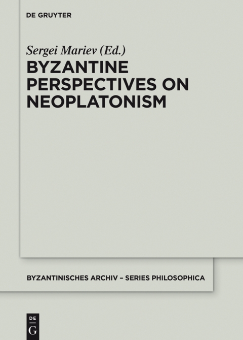 Cover image for book Byzantine Perspectives on Neoplatonism