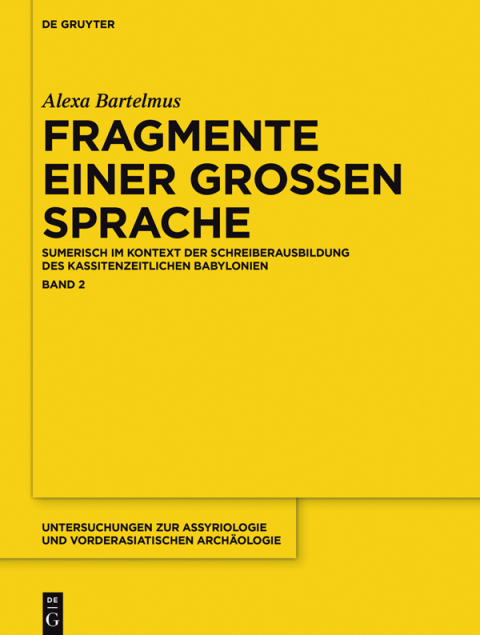 Cover image for book Fragmente einer großen Sprache