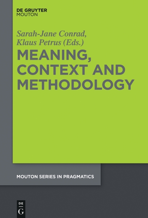 Cover image for book Meaning, Context and Methodology