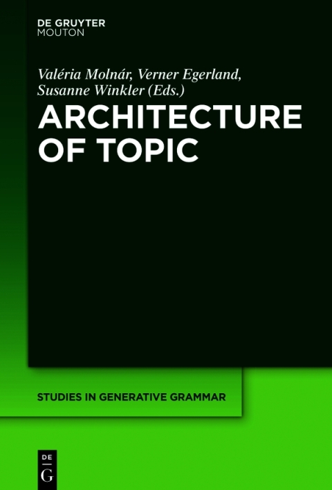 Cover image for book Architecture of Topic