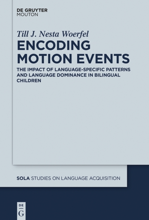 Cover image for book Encoding Motion Events