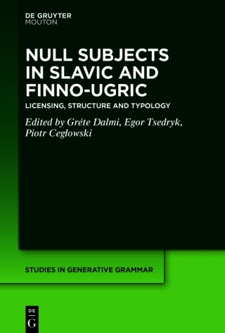 Null Subjects in Slavic and Finno-Ugric