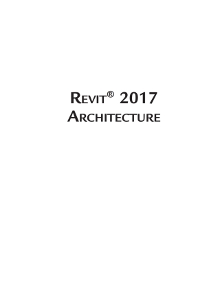 Revit 2017 Architecture