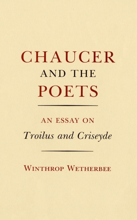 Cover image for book Chaucer and the Poets