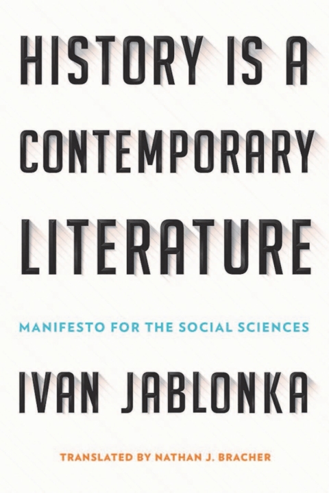 Cover image for book History Is a Contemporary Literature