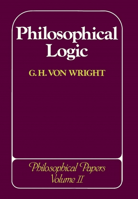 Cover image for book Philosophical Logic