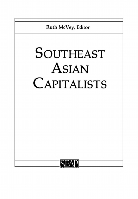 Cover image for book Southeast Asian Capitalists