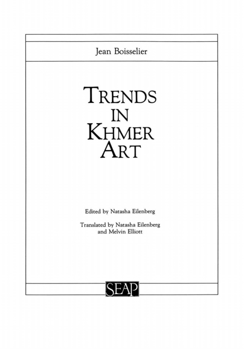 Cover image for book Trends in Khmer Art