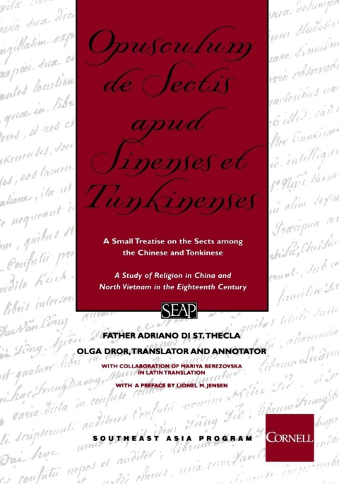 Cover image for book Opusculum de Sectis apud Sinenses et Tunkinenses