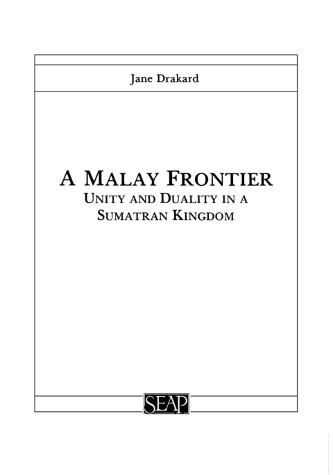 Cover image for book A Malay Frontier