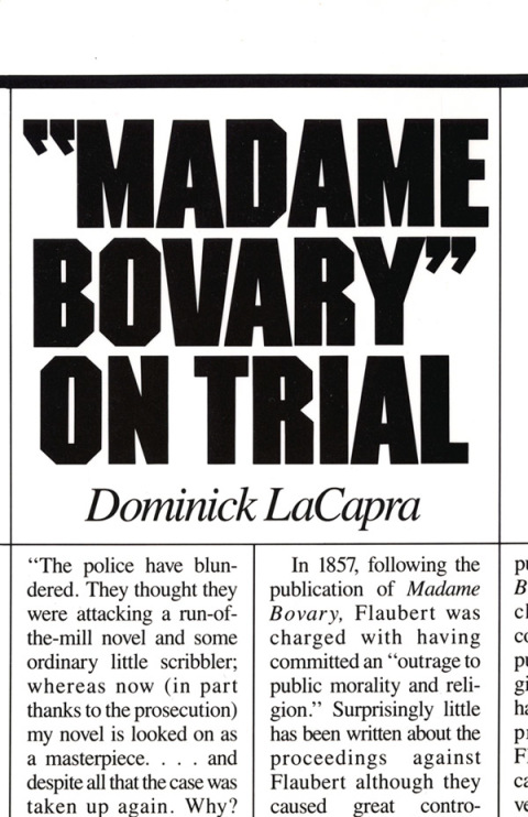 Cover image for book Madame Bovary on Trial