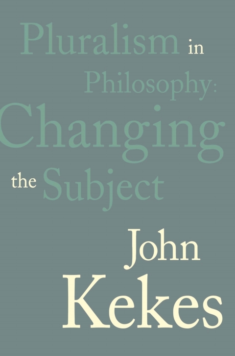 Cover image for book Pluralism in Philosophy