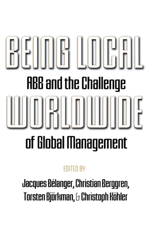 Cover image for book Being Local Worldwide
