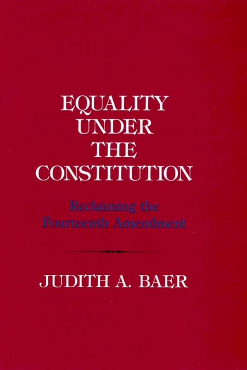 Cover image for book Equality under the Constitution