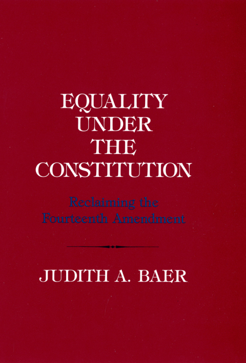Cover image for book Equality under the Constitution